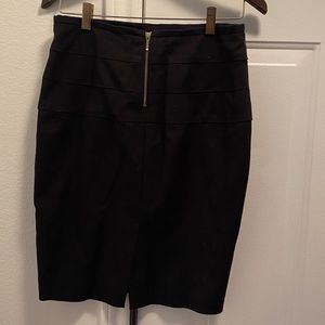 Black pencil skirt